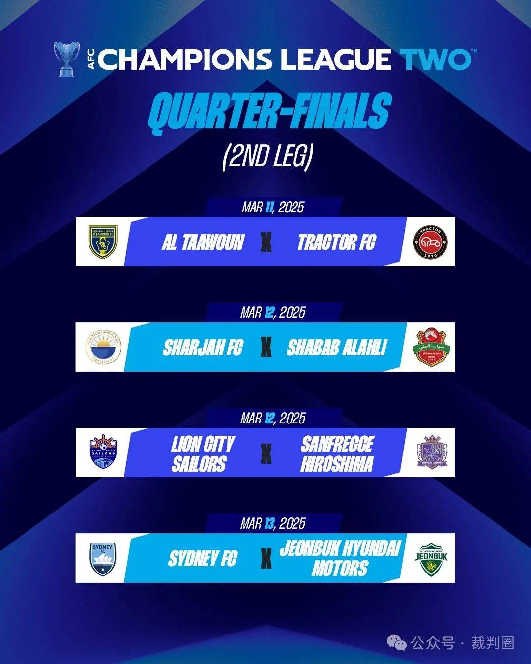 亚冠赛程大揭秘，比赛密集进行